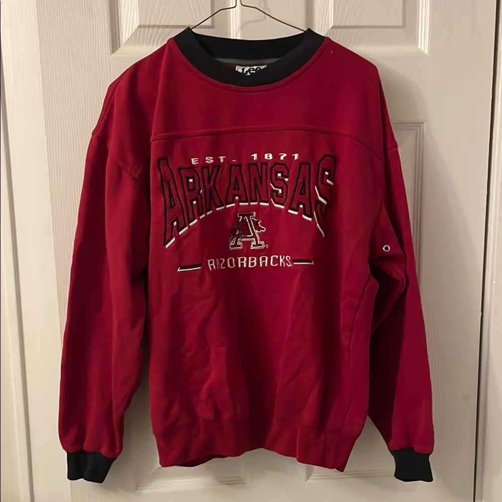Vintage Arkansas Razorbacks Red Sweatshirt